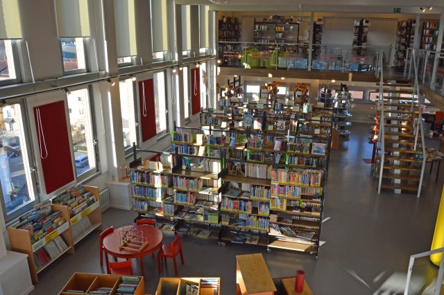 Bücherei nach Umbau