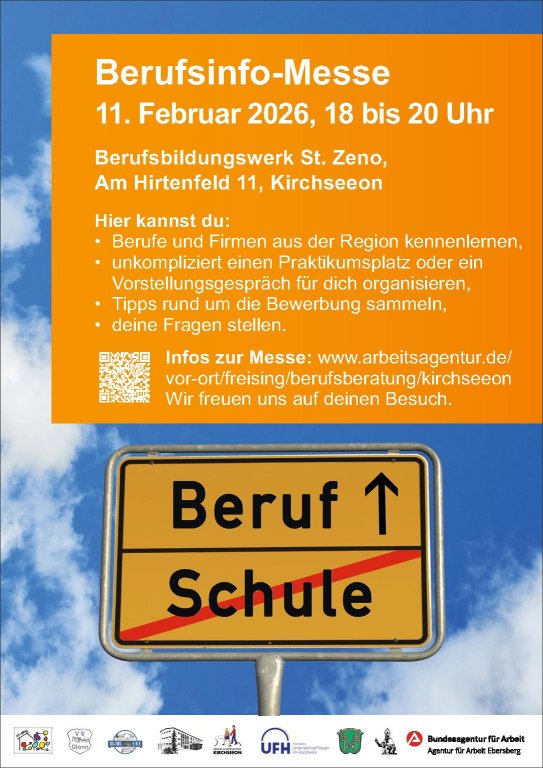 Flyer Berufsinfomesse 2026